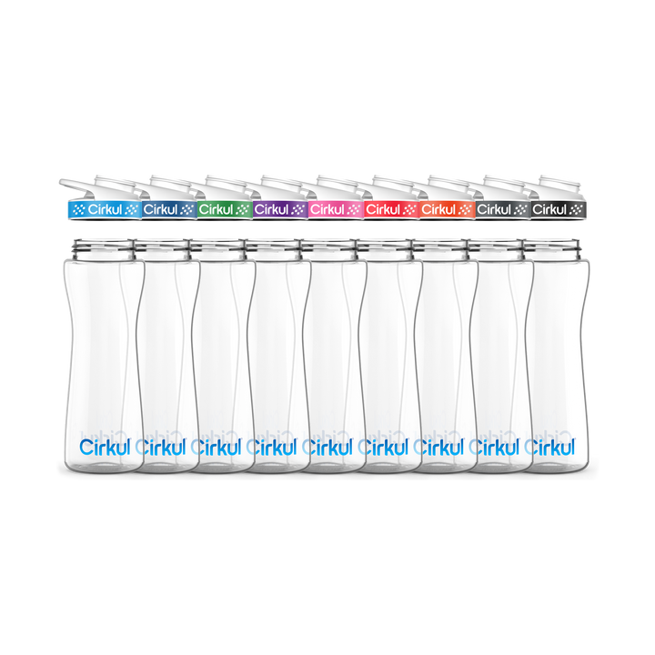 22oz. Plastic Bottle & Comfort Grip Lid E7